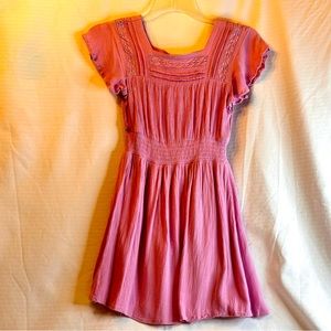 LOVE SQUARED GIRLS SOFT PINK DRESS (sz10 Girl)